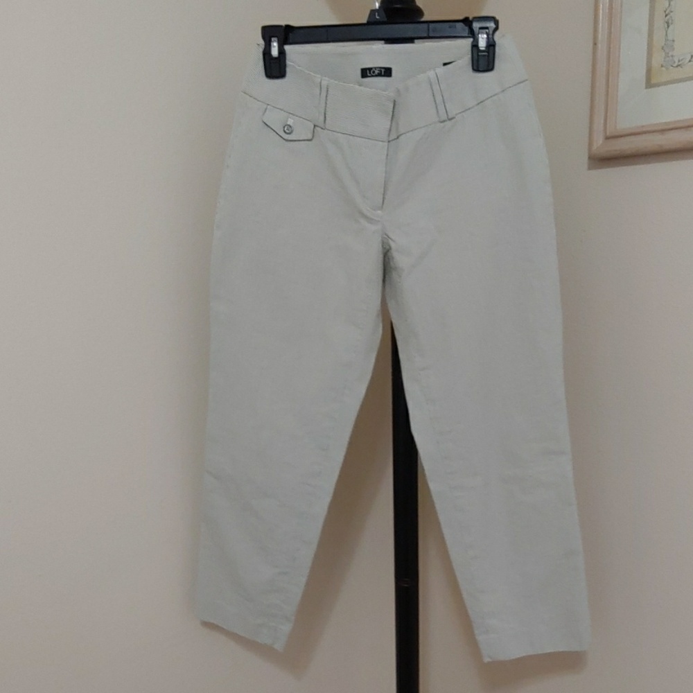 Loft Julie cropped pants